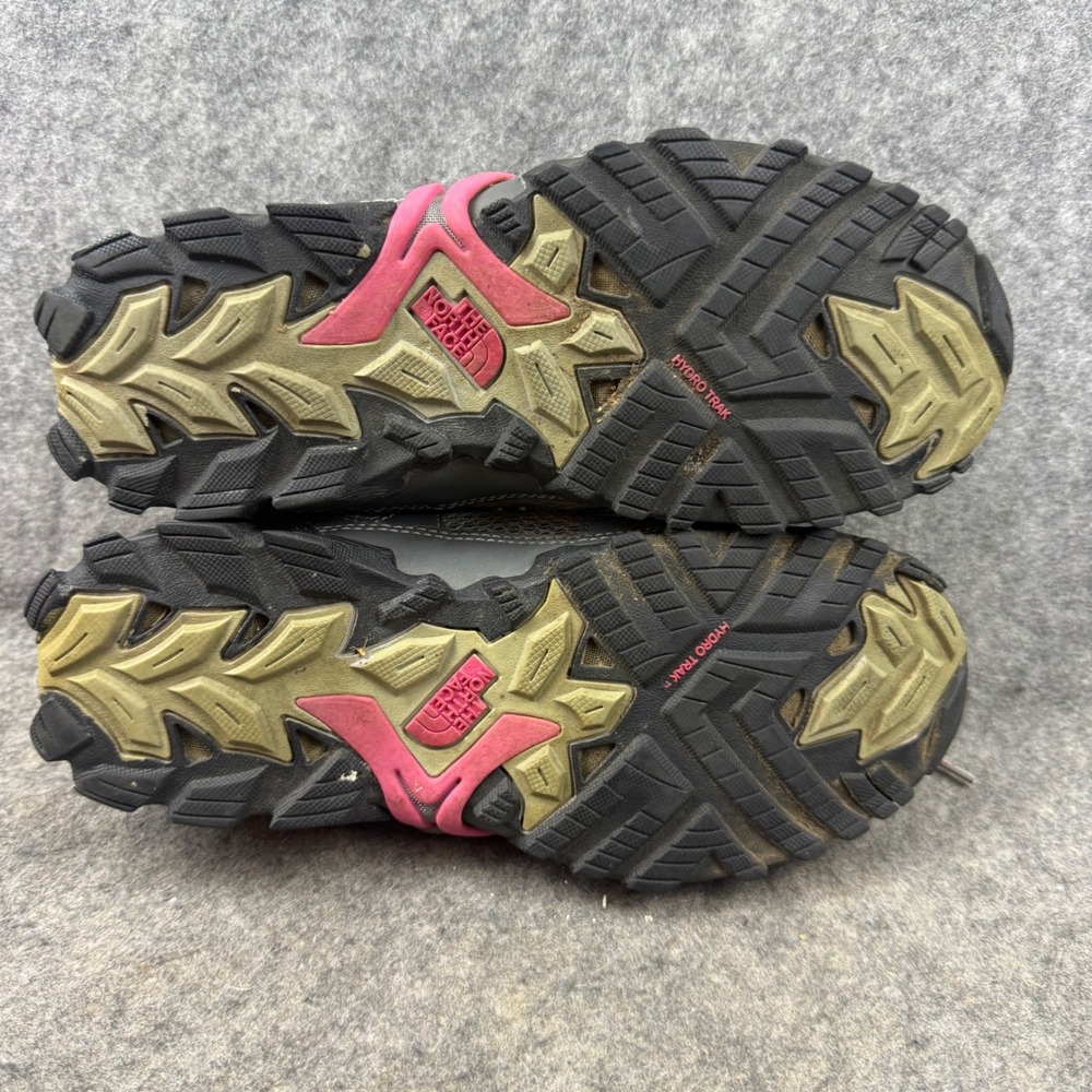 The North Face AX4L Womens 9 Grey Pink Trail Running Hiking Shoes HydroTrak - Picture 8 of 9